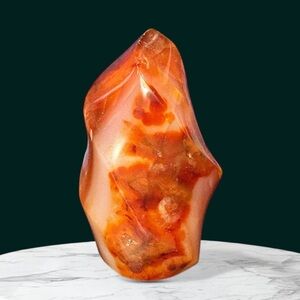 Deep red Carnelian Flame